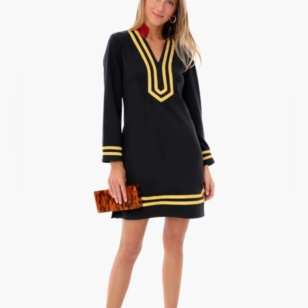 New! Sail to Sable Long Sleeve Black Classic Lilith Tunic Dress Size XS